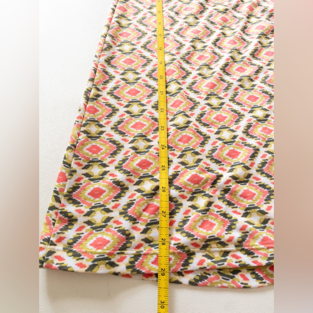 Prana Halter Midi Summer Dress Multicolor Organic Cotton SZ M Athletic - Picture 7 of 9